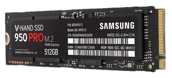 SAMSUNG 950 PRO M.2 MZ-V5P512B/IT (512GB)
